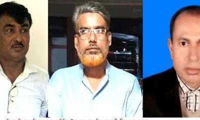 রংপুরে তিন আওয়ামী লীগ নেতা গ্রেফতার