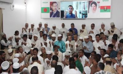 খালেদা জিয়ার জন্মদিনে গুলশান কার্যালয়ে দোয়া মাহফিল