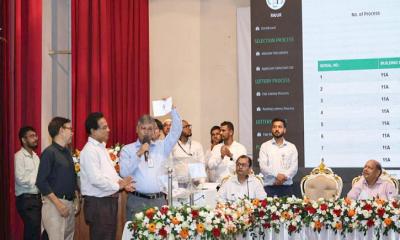 উত্তরা অ্যাপার্টমেন্ট প্রকল্পের লটারি করল রাজউক