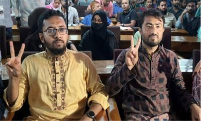 জাকসুর ভিপি জিতু, জিএস মাজহারুল
