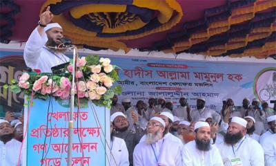 নতুন কোনো ফ্যাসিবাদকে শিকড় গাড়তে দেওয়া হবে না: মামুনুল হক