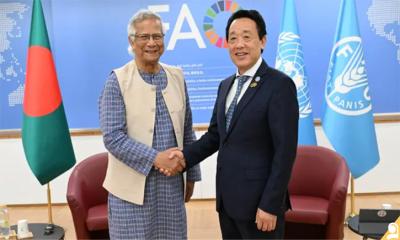 প্রধান উপদেষ্টার সঙ্গে সাক্ষাৎ করলেন এফএও মহাপরিচালক