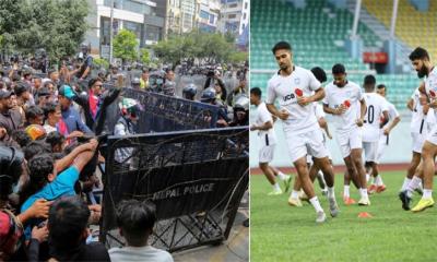 নেপালে বিক্ষোভ, আজই দেশে ফিরছেন জামালরা