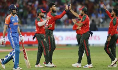 বাংলাদেশকে ১৬৯ রানের টার্গেট দিল ভারত