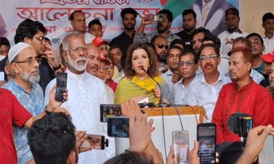 যেকোনো মূল্যে সকল রাজনৈতিক দলের ঐক্য ধরে রাখতে হবে : শামা ওবায়েদ