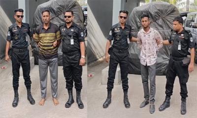র‍্যাবের পৃথক অভিযানে শুটার মাসুদ ও নৌ-ডাকাত গ্রেপ্তার