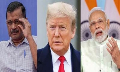 ট্রাম্পকে ‘কাপুরুষ’ আখ্যা, মোদিকে কড়া হুঁশিয়ারি কেজরিওয়ালের