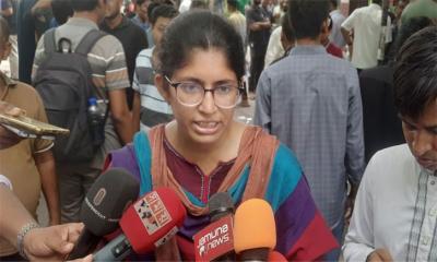 জয়ের ব্যাপারে আশাবাদী ভিপিপ্রার্থী উমামা ফাতেমা