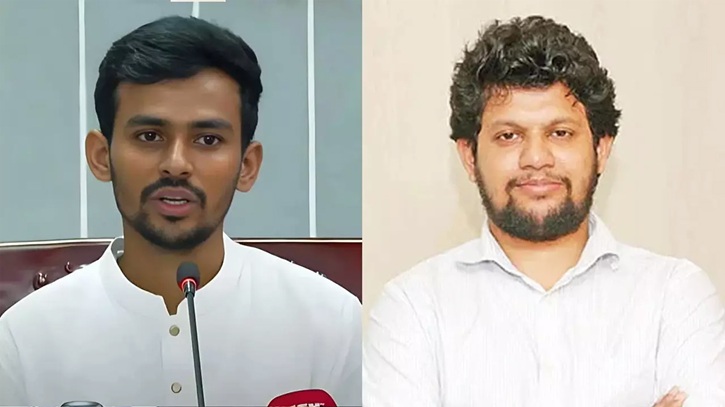 মধ্যরাতে জুলাই ঘোষণাপত্র নিয়ে দুই উপদেষ্টার স্ট্যাটাস