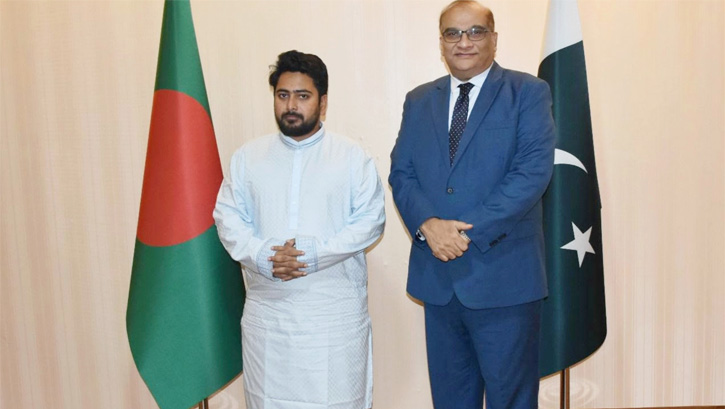 পা‌কিস্তা‌নের হাইকমিশনারের স‌ঙ্গে এনসিপি প্রতিনিধিদলের সাক্ষাৎ