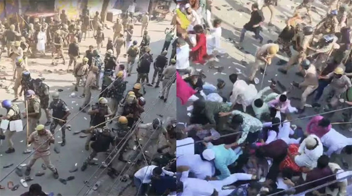 ‘আই লাভ মুহাম্মদ’ স্লোগানে উত্তাল ভারত