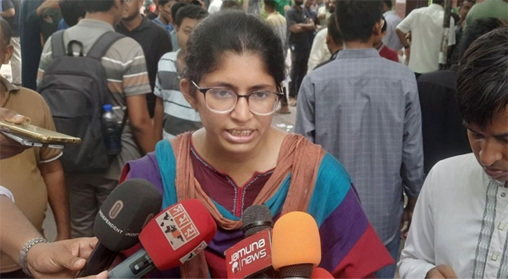 জয়ের ব্যাপারে আশাবাদী ভিপিপ্রার্থী উমামা ফাতেমা